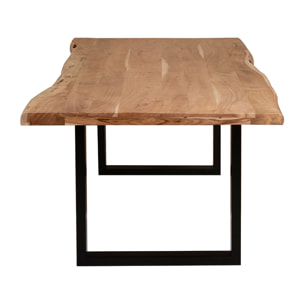 Tavolo da pranzo in acacia 220x100x78 cm