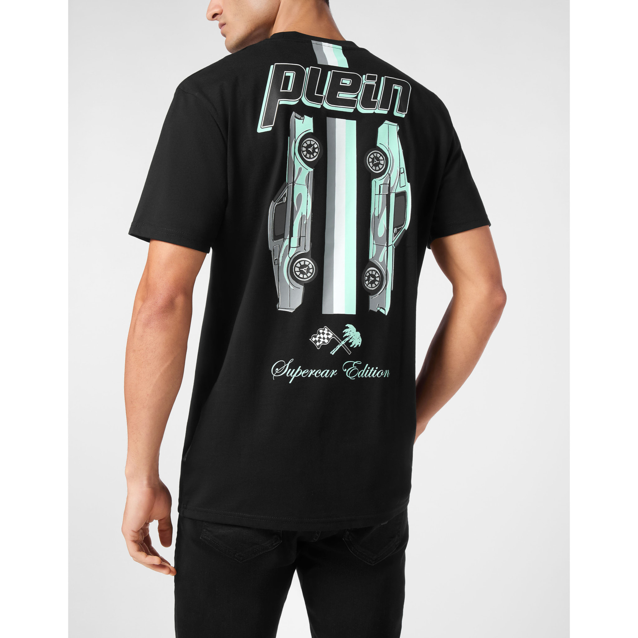 PHILIPP PLEIN T-Shirt Round Neck RACING