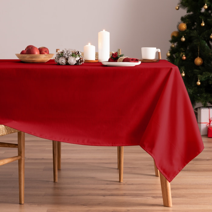 Mantel antimanchas CHRISTMAS GRANATE