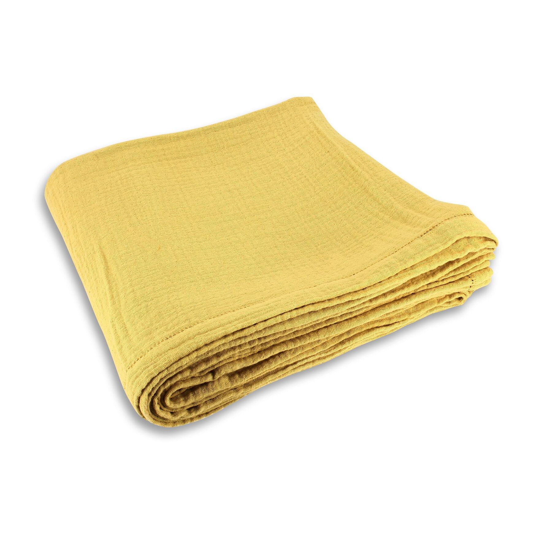 Nappe en coton jaune 150x250cm CAMARO