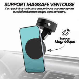 Support smartphone TNB Ventouse Magsafe Noir