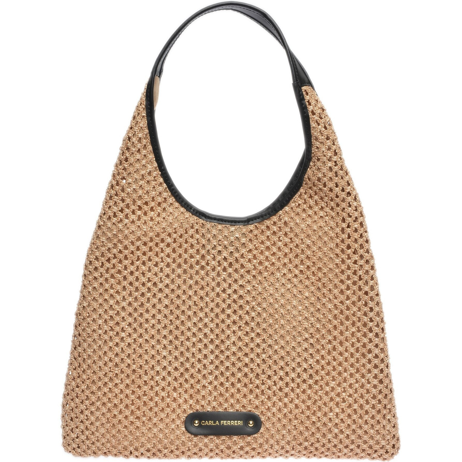 Borsa da mare Carla Ferreri Nero