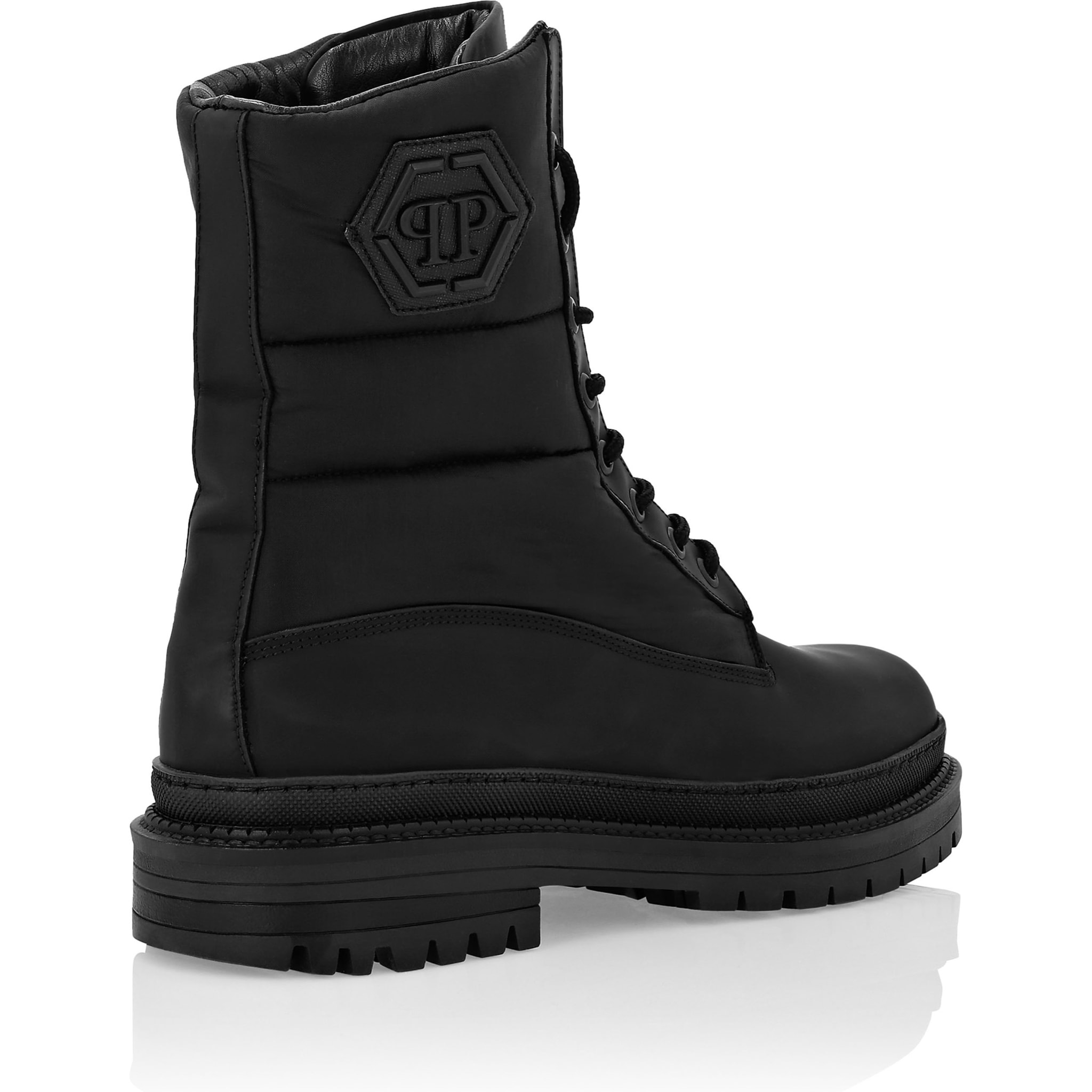 PHILIPP PLEIN Boots Mid Flat HEXAGON
