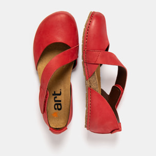 Sandalias 0384 ROMA RED/ CRETA color Red