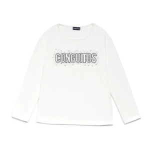 Conguitos - T-shirt casual a maniche corte stampata