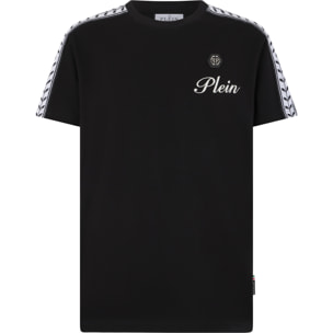 PHILIPP PLEIN Piquet Round Neck T-Shirt Plein Tennis