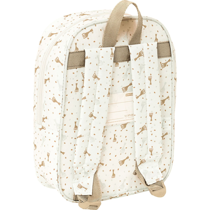 Mochila infantil recic y repelente agua sophie la girafe honey