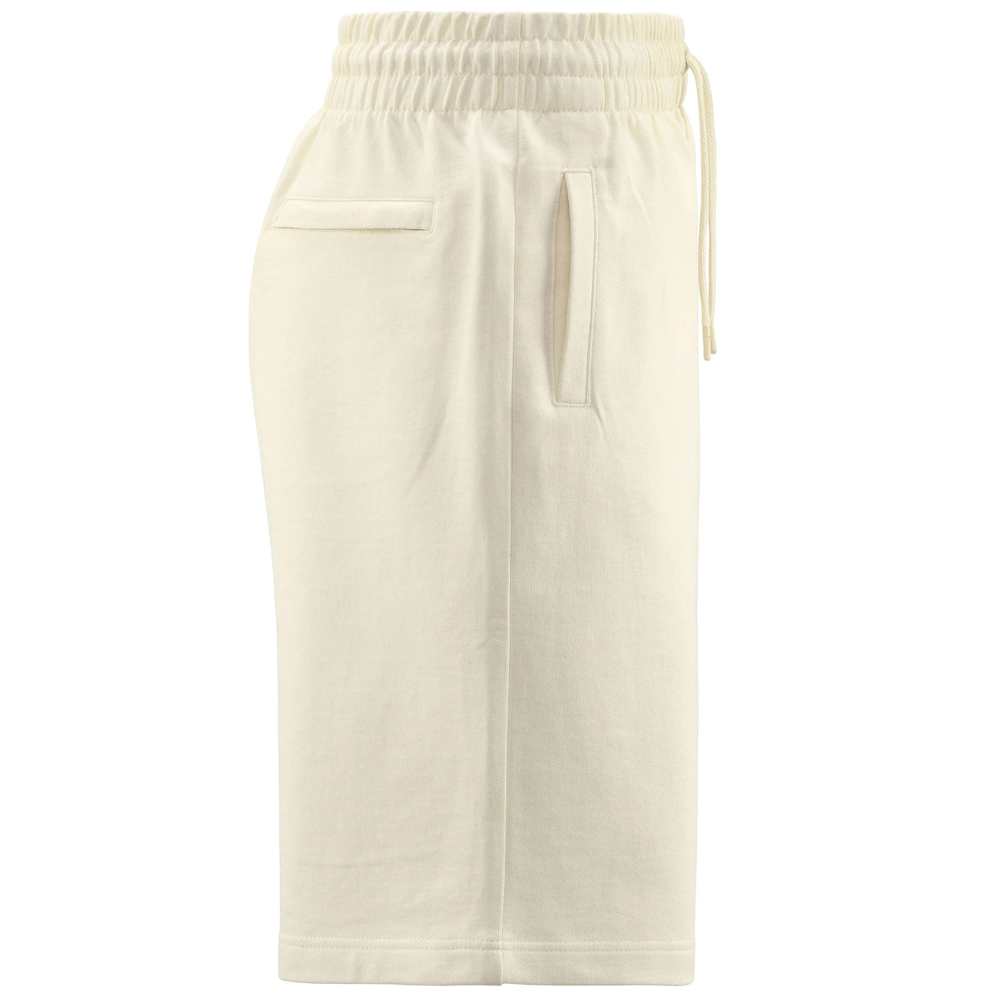 Kappa Pantaloncini SPORT SHORTS AUTHENTIC SPIRE ORGANIC Bianco