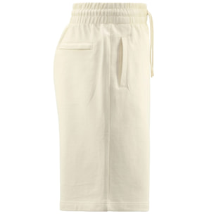 Kappa Pantaloncini SPORT SHORTS AUTHENTIC SPIRE ORGANIC Bianco