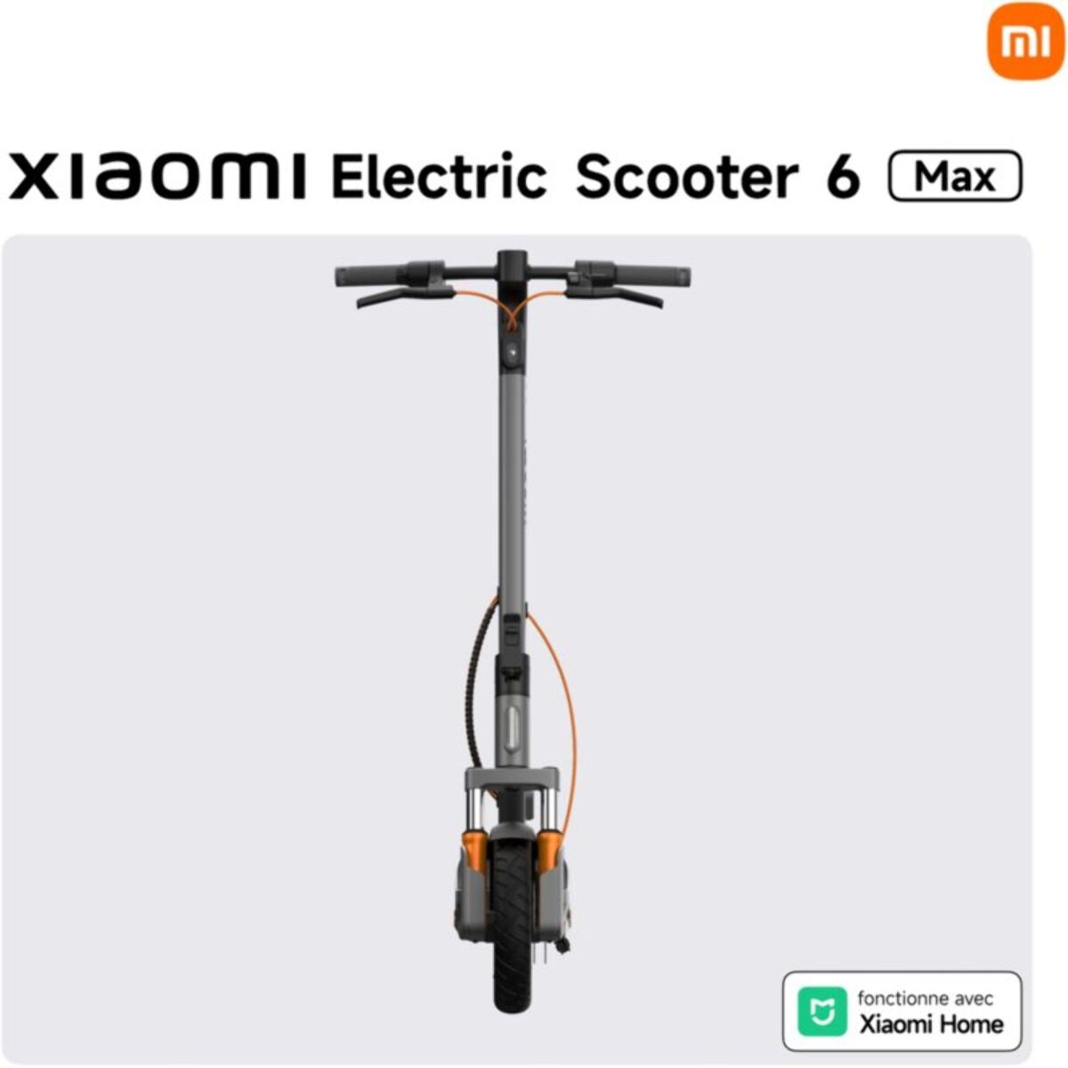 Trottinette électrique XIAOMI Electric Scooter 6 Max Noir