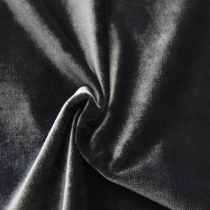Tissu en velours uni ameublement - Noir