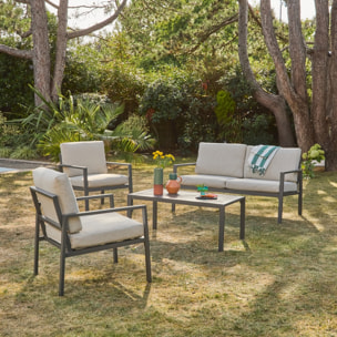 Salon de jardin aluminium 4 places ONARA