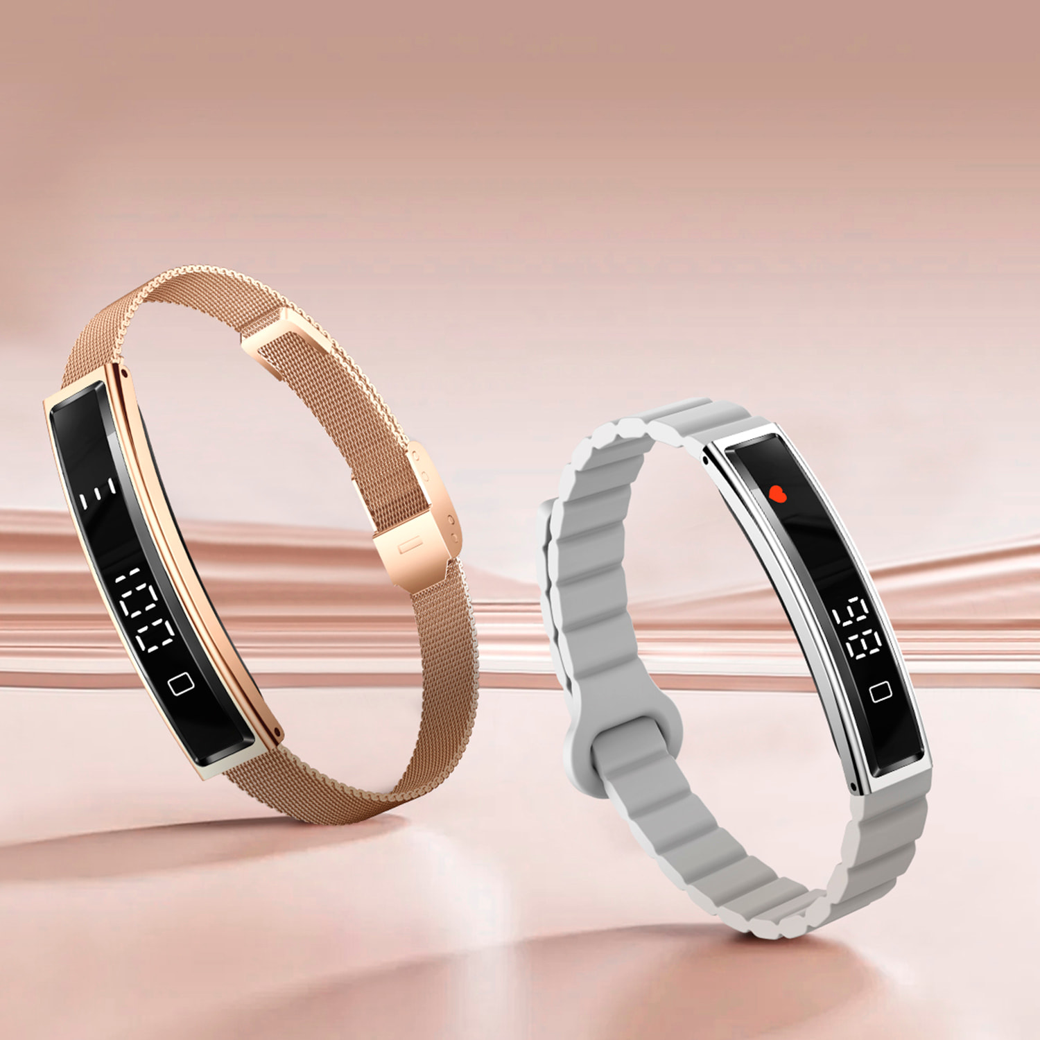 Smartband B3 con monitor intelligente della frequenza cardiaca, sonno e modalità sport.