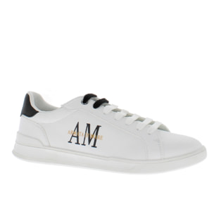 Armata di Mare Scarpe Uomo Sneakers Casual Stringate Basse con Soletta Rimovibile in Memory Foam AMU S24D545 Off White Black