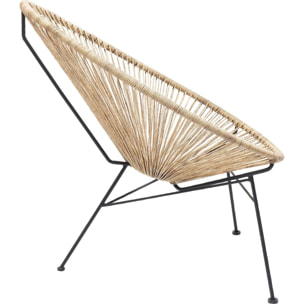 Fauteuil de jardin Spaghetti nature Kare Design