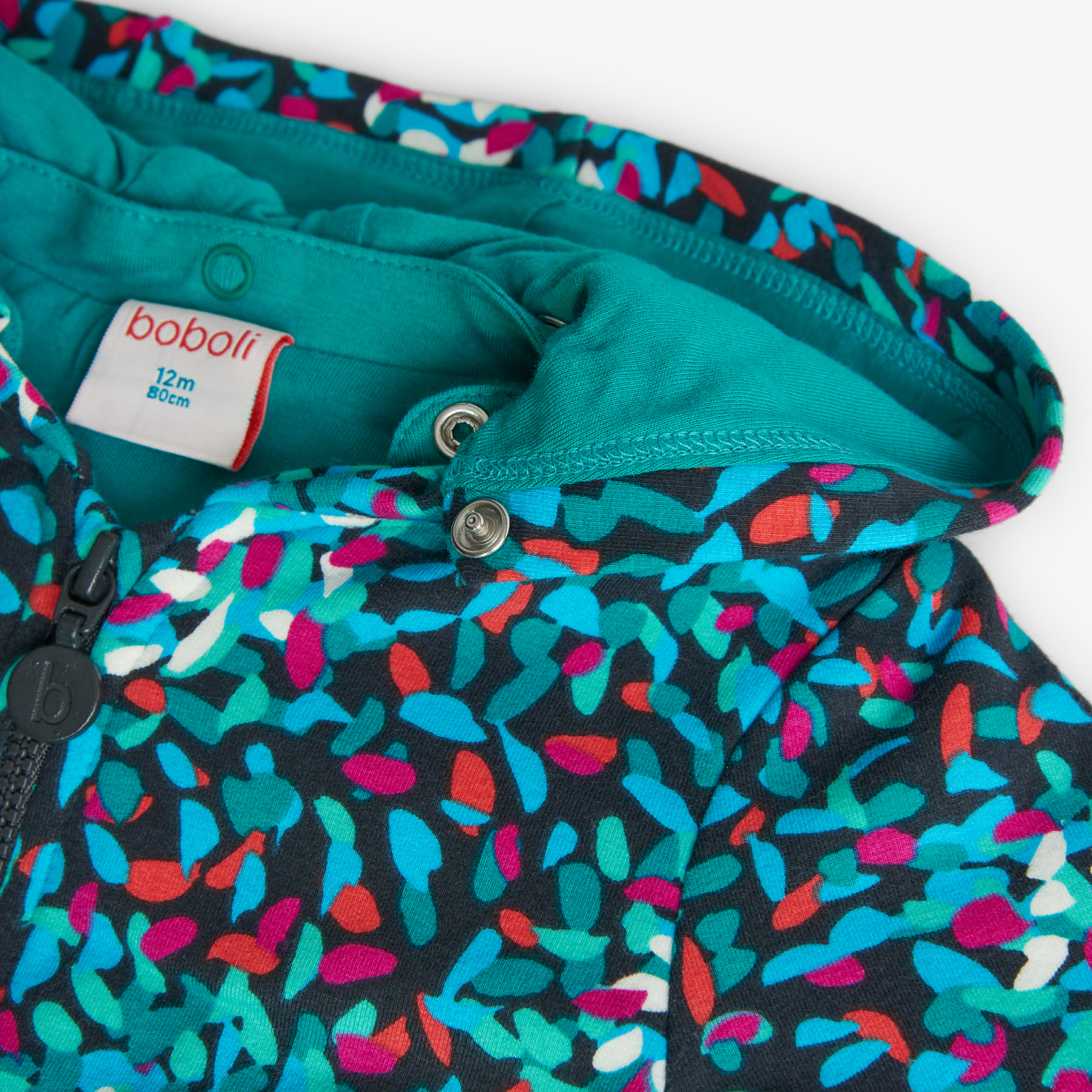 Chaqueta felpa estampada de bebé -BCI