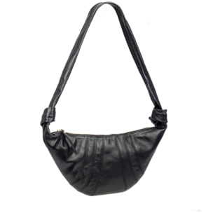 Badolato bolso de hombro mujer. Piel auténtica Sauvage.