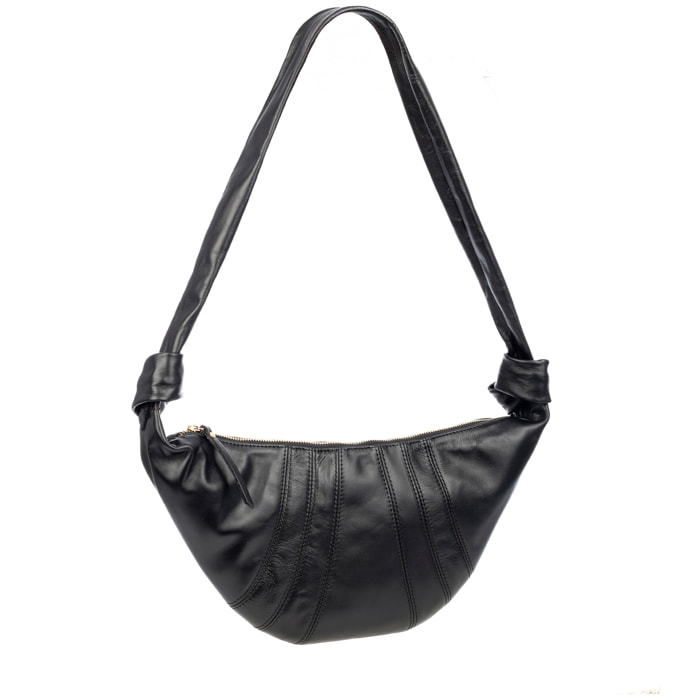 Badolato bolso de hombro mujer. Piel auténtica Sauvage.