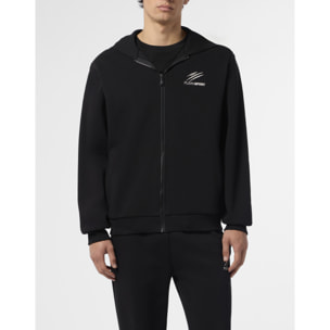 PLEIN SPORT Pique Zip Hoodie Icon