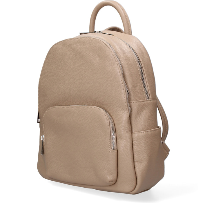 Zaino da donna Made in Italy - Modello Iride Ultra - 100% pelle - 27.0 x 32.0 x 12.0 cm