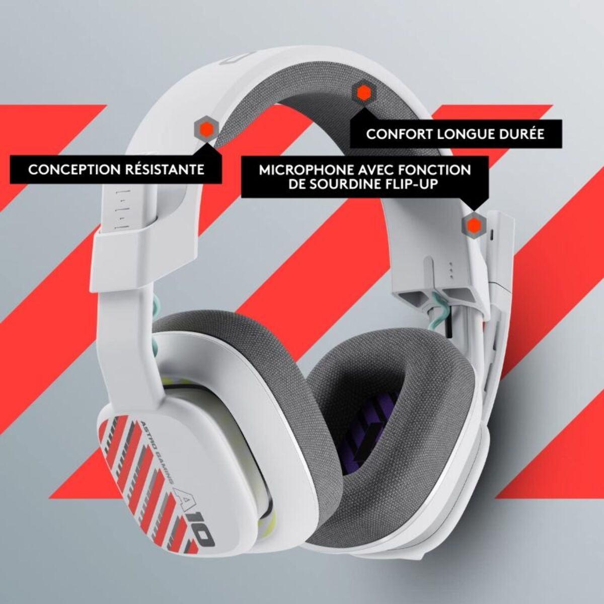 Casque gamer ASTRO A10 Gen2 blanc Xbox  casque gaming filai