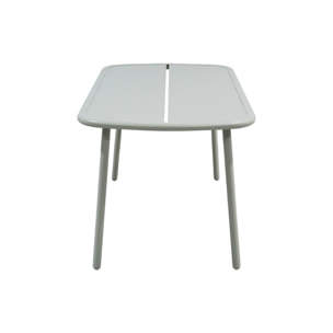 Table de jardin aluminium 4-6 places AVELIA