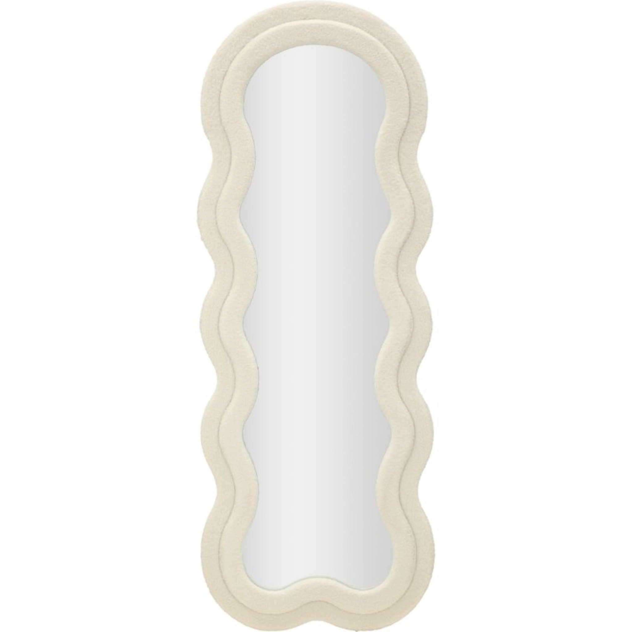 SPECCHIO DA MURO TEDDY CREMA CM 60X4X160