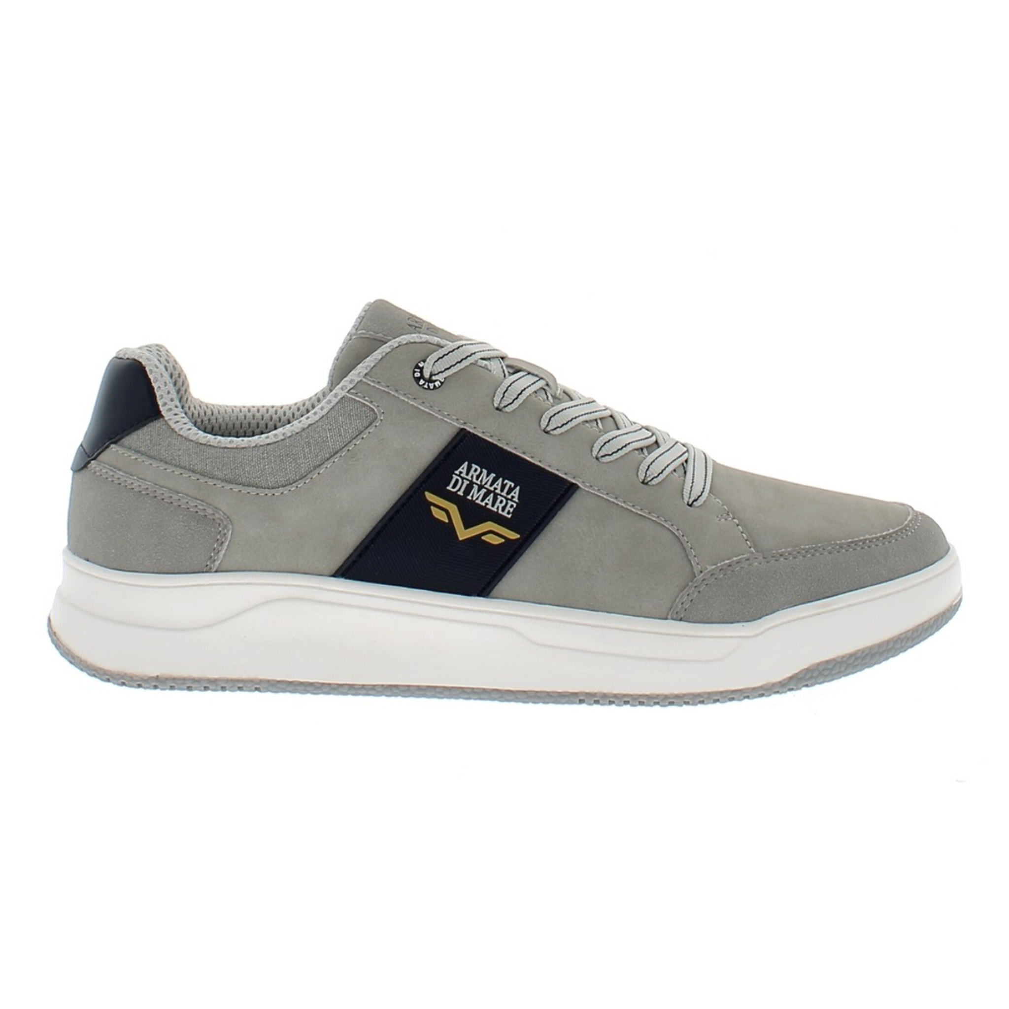 Armata di Mare Scarpe Uomo Sneakers Basse Stringate con Soletta Rimovibile in Memory Foam AMU S25N720 Grey