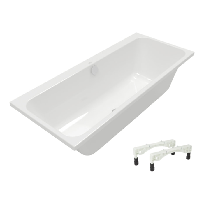 Baignoire droite VILLEROY & BOCH Architectura avec pieds