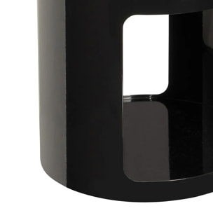 Table d'appoint Ashdal noir 32,5x32,5cm