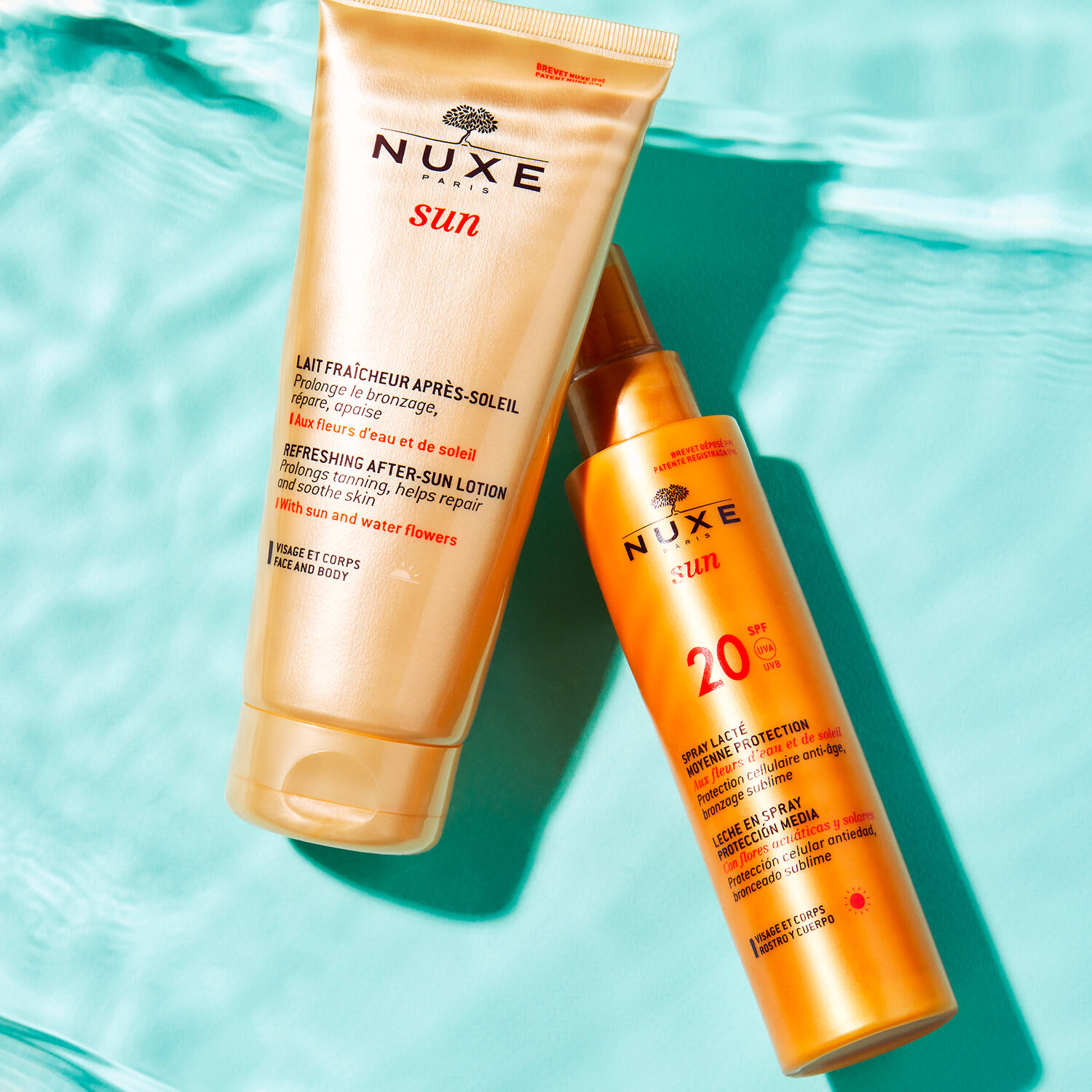 Nuxe Sun  - Lait Fraicheur Après Soleil Visage & Corps - Tous types de peaux