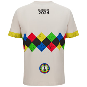 2024 Uci Gravel World Championships - T-Shirt Leuven - Gris - Unisex