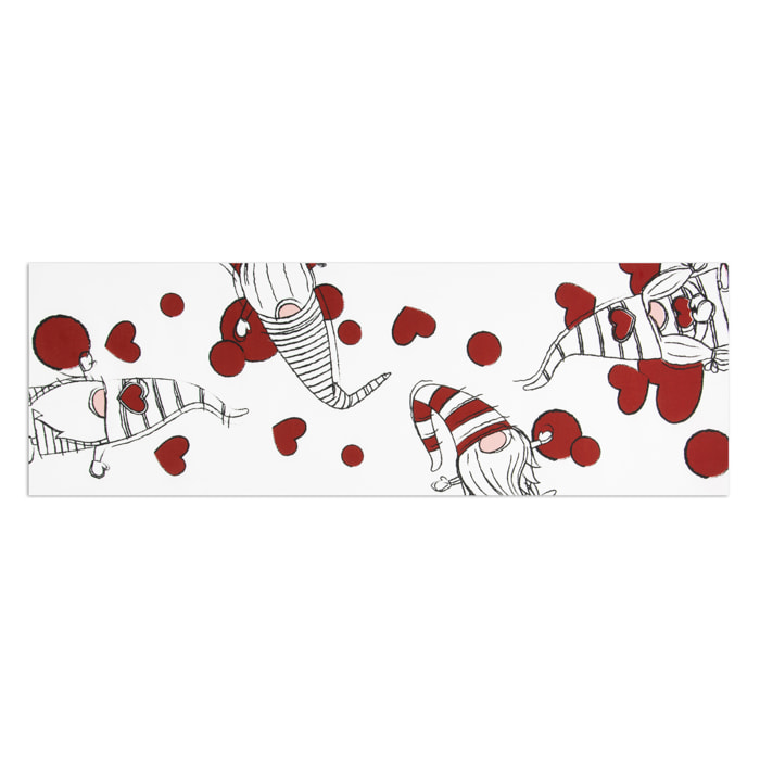 Runner Excelsa – Gnome Sweet Home, Cotone bianco