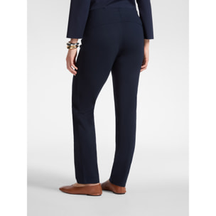 Elena Mirò - Pantalones slim mezcla viscosa - Azul