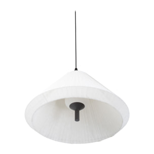 SAIGON OUT Lampada suspensione grigia/bianco opaco T70 cone cap