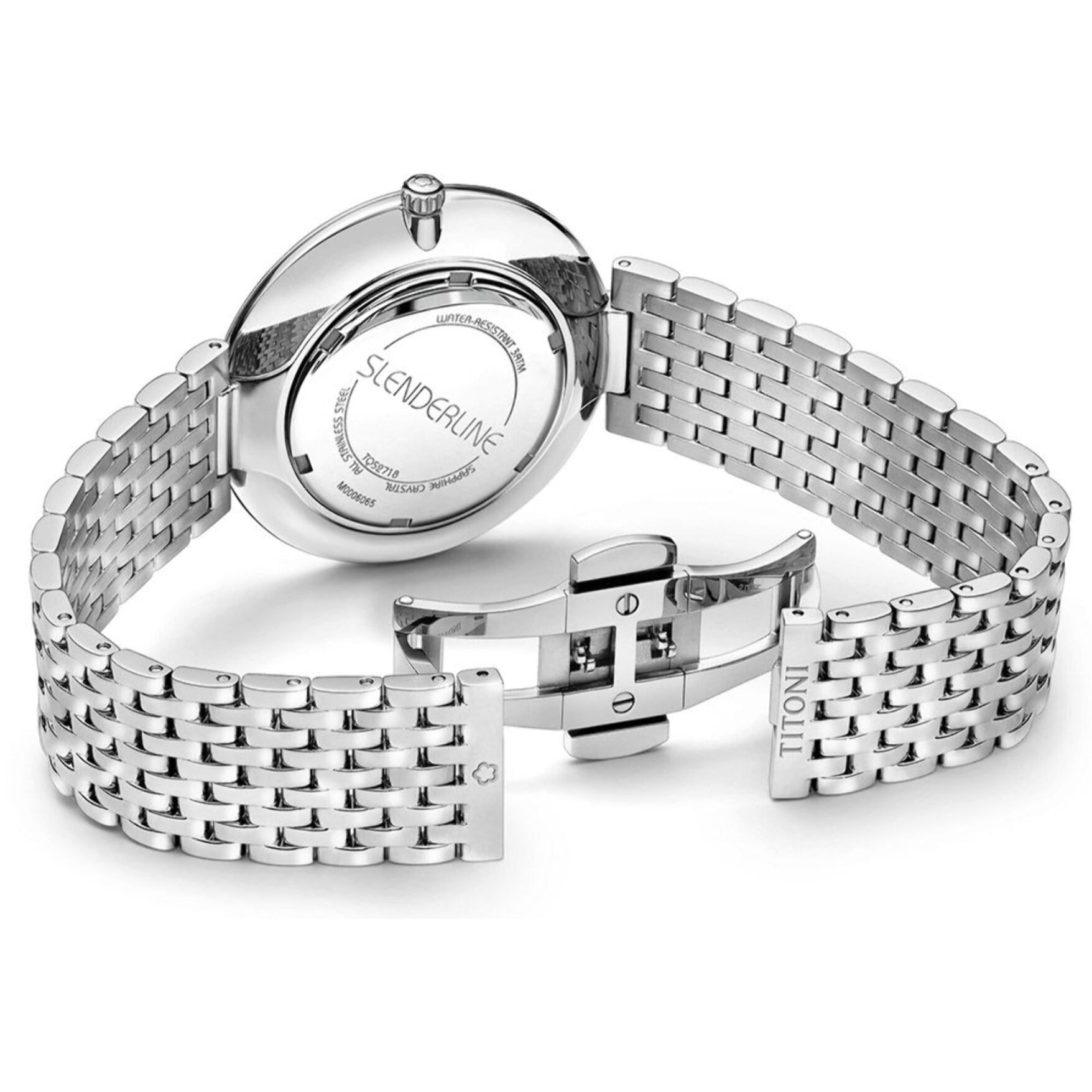 Reloj Titoni TQ52718S-608 Hombre Analogico Cuarzo con Correa de Acero inoxidable