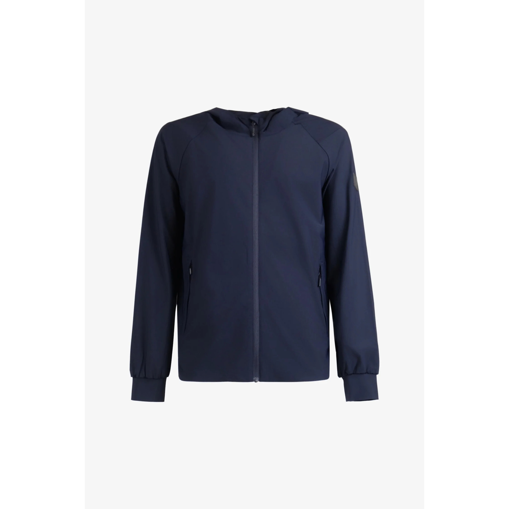 Giacca Esercito con zip e cappuccio blu uomo