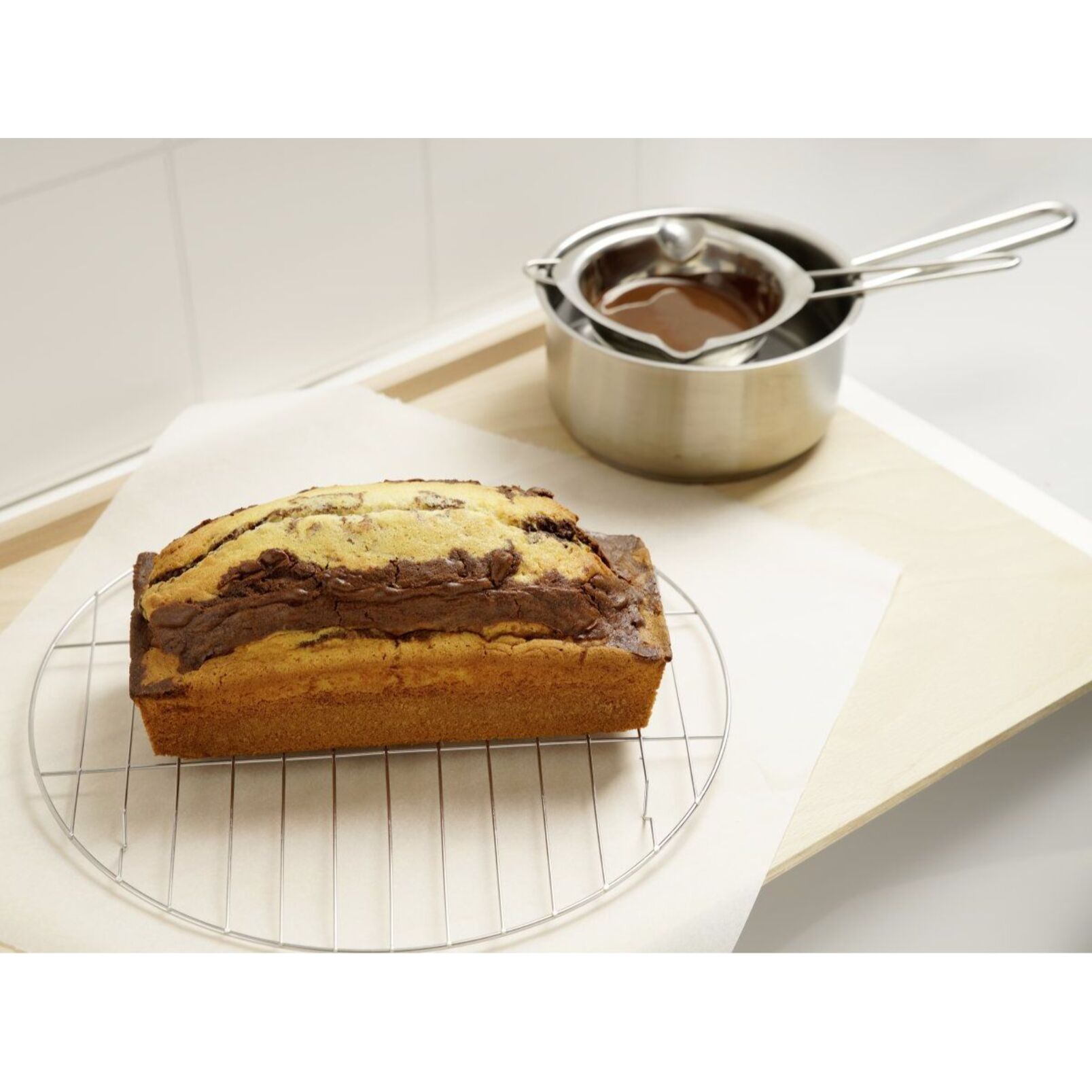 Ensemble de 2 Services à bain marie 26 cm pour chocolat Zenker