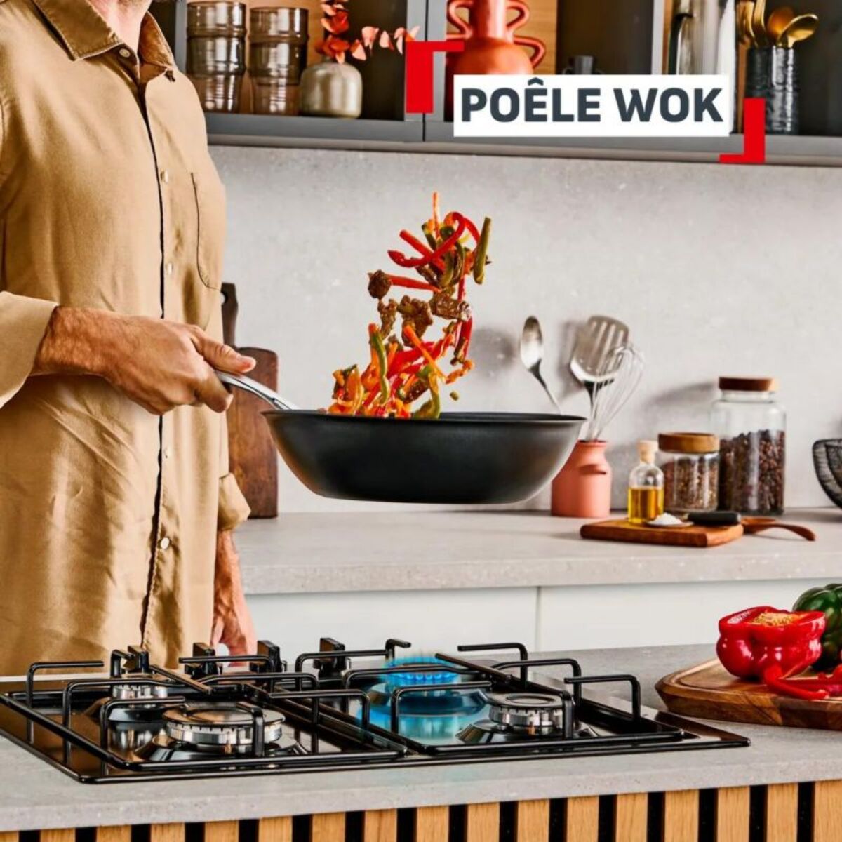 Wok TEFAL 28cm Excellence +