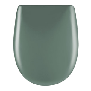 Abattant easy clip avec descente manuelle uni - Sauge