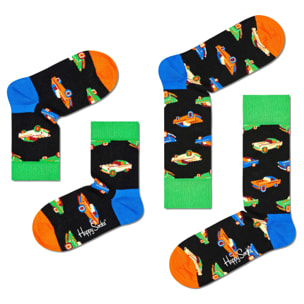 Calcetines 2-pack mini & me car Happysockss gift set  /0-12