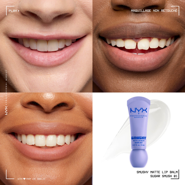 NYX Professional Makeup Smushy baume à lèvres teinté Sugar Smush