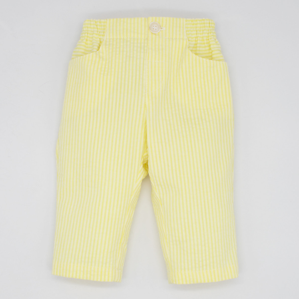 PANTALÓN SEERSUCKER AMARILLO