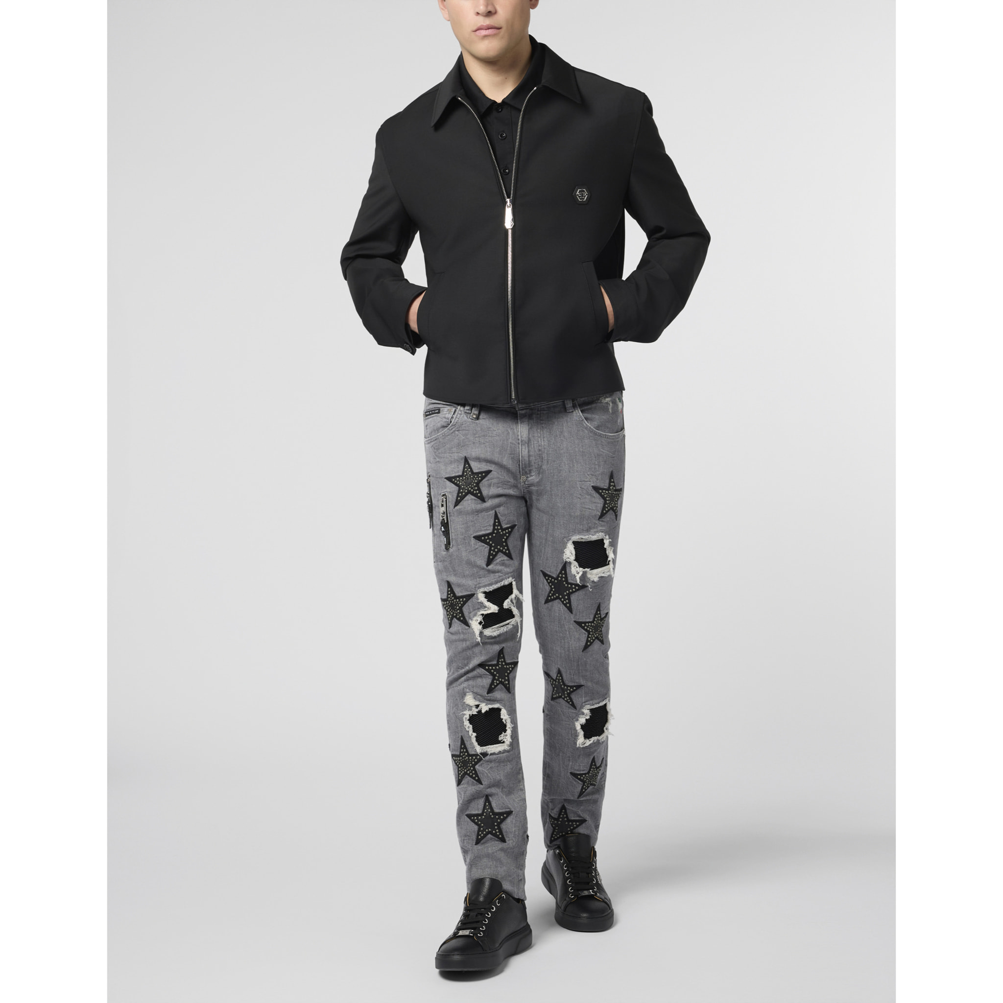 PHILIPP PLEIN Wool Blouson