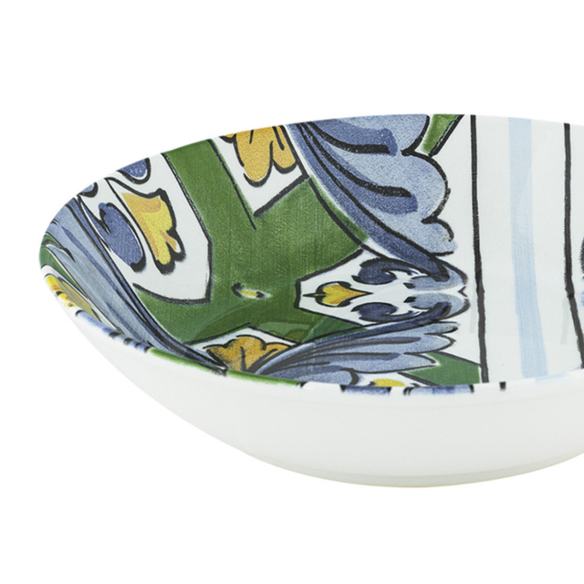 Insalatiera Taormina in ceramica sottosmalto