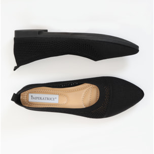 Ballerine in tessuto traforate