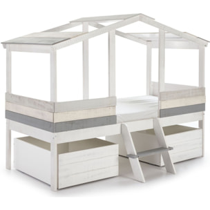 Lot de 2 tiroirs pour lit cabane enfant - MARTIN