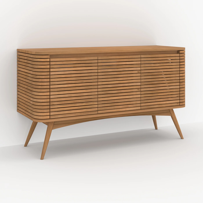 Meuble de salle de bain en bois de teck 140 cm - Auguste