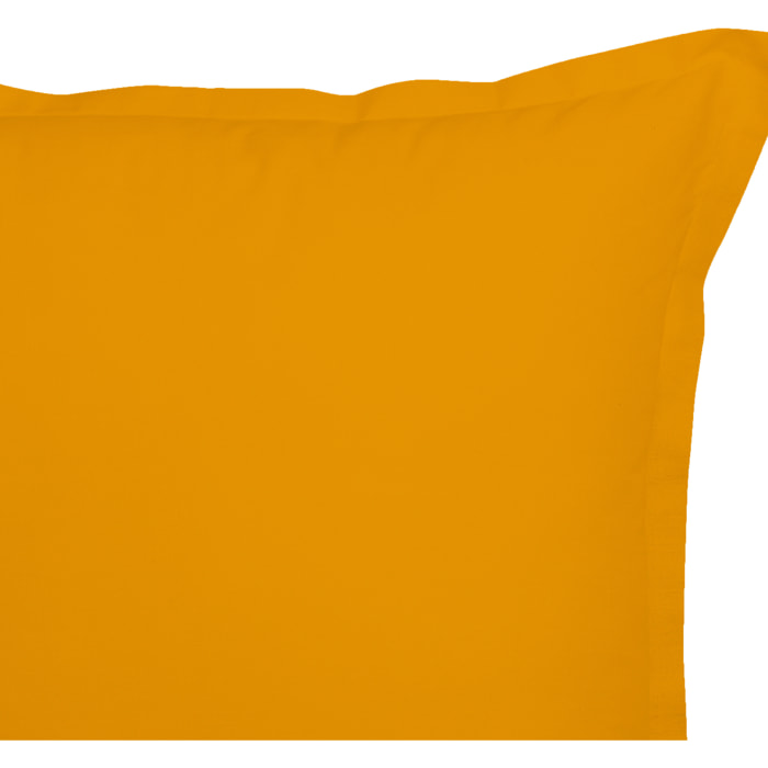 Lot De 2 Taies 100% Coton 57fils Safran