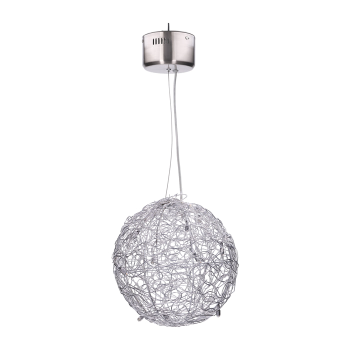 LEDS C4 Espejo de Aumento para Maquillaje con Luz LED. Espejo Retroiluminado para Baño con Brazo Extendible y Ajustable. Cromo